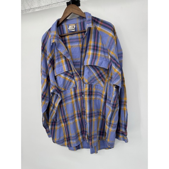 The North Face Shirt Flannel Camp Multicolor Long Sleeve 3X Gorpcore Button down - Picture 5 of 10
